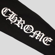 CHROME HEARTS NECK LOGO CREWNECK SWEATSHIRT - BLACK