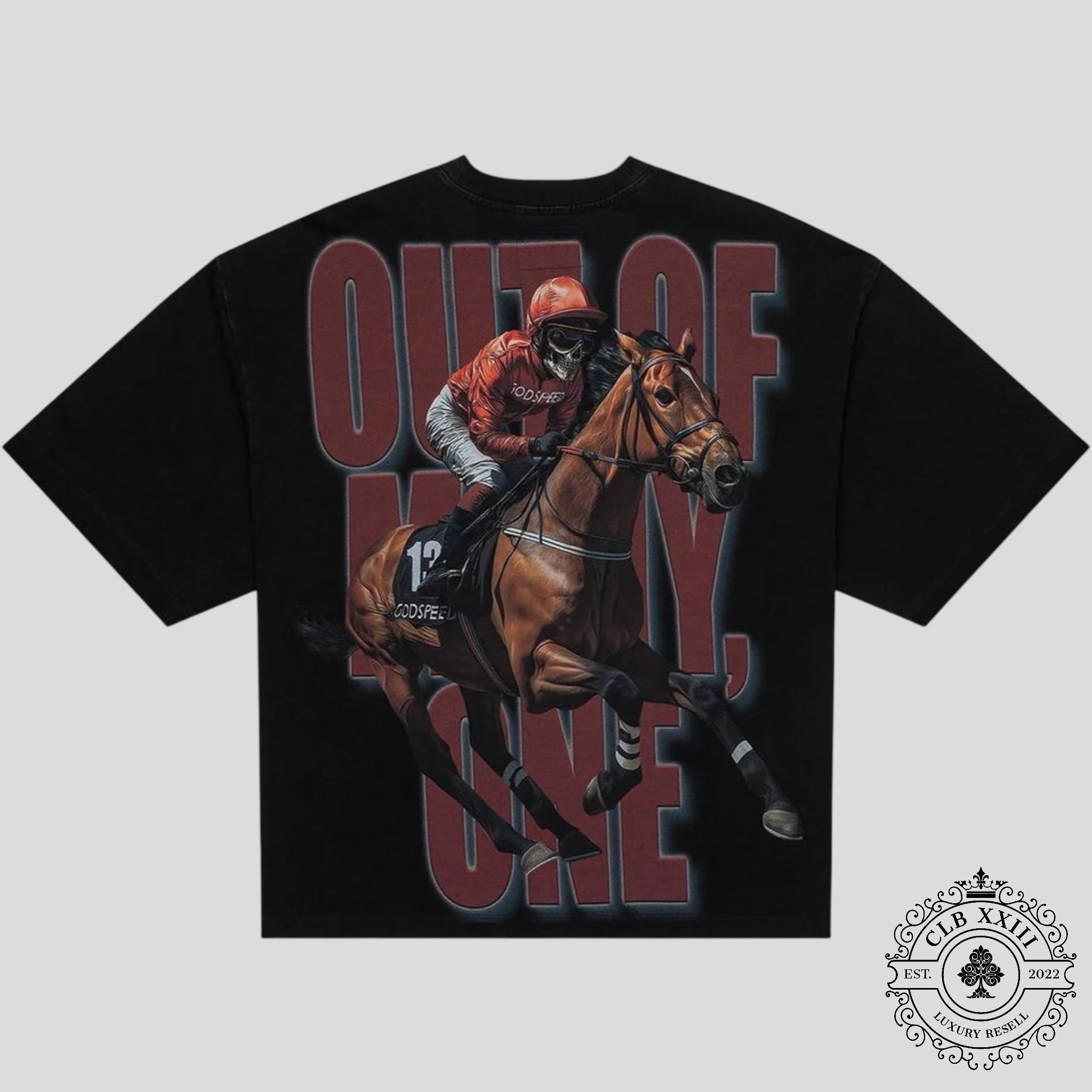 Godspeed Thoroughbred Tee in Black