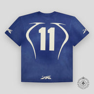 Hellstar Warm Up Tee in Blue