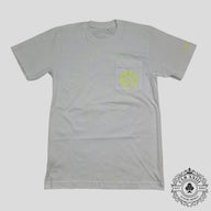 Chrome Hearts Horseshoe Logo Pocket Tee in White / Green