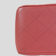 Chanel Caviar Leather Jumbo Quilted Flap Bag in Pink