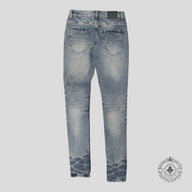 Serenede Fitted Denim Jeans in Acid Wash