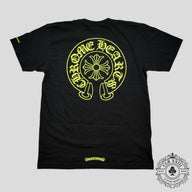 Chrome Hearts Horseshoe Logo Pocket Tee in Black / Green