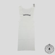 Chrome Hearts Neck Logo Tank Top in White