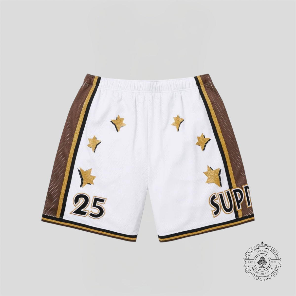 Supreme All Star Basketball Shorts in White