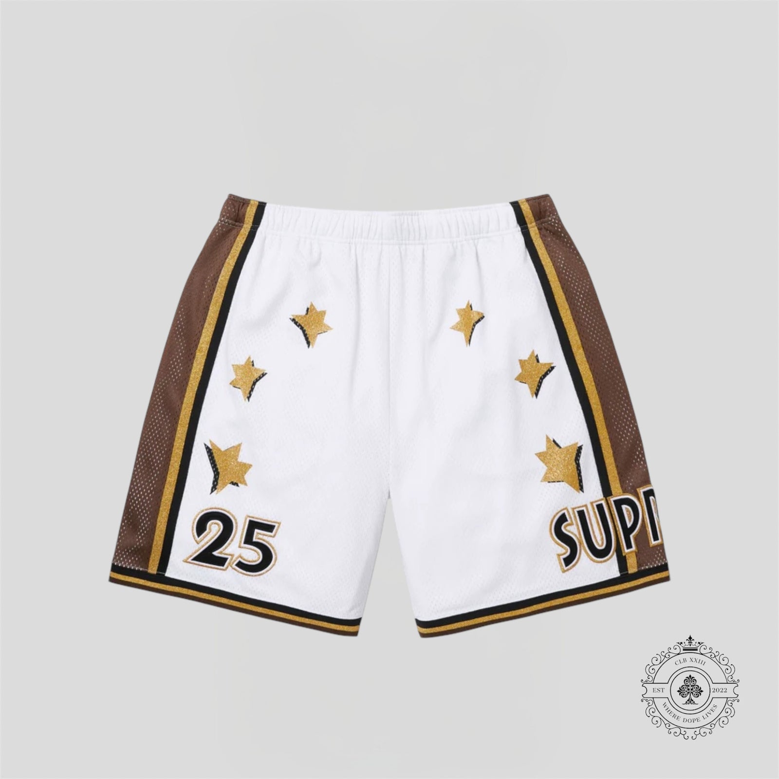 Supreme All Star Basketball Shorts in White