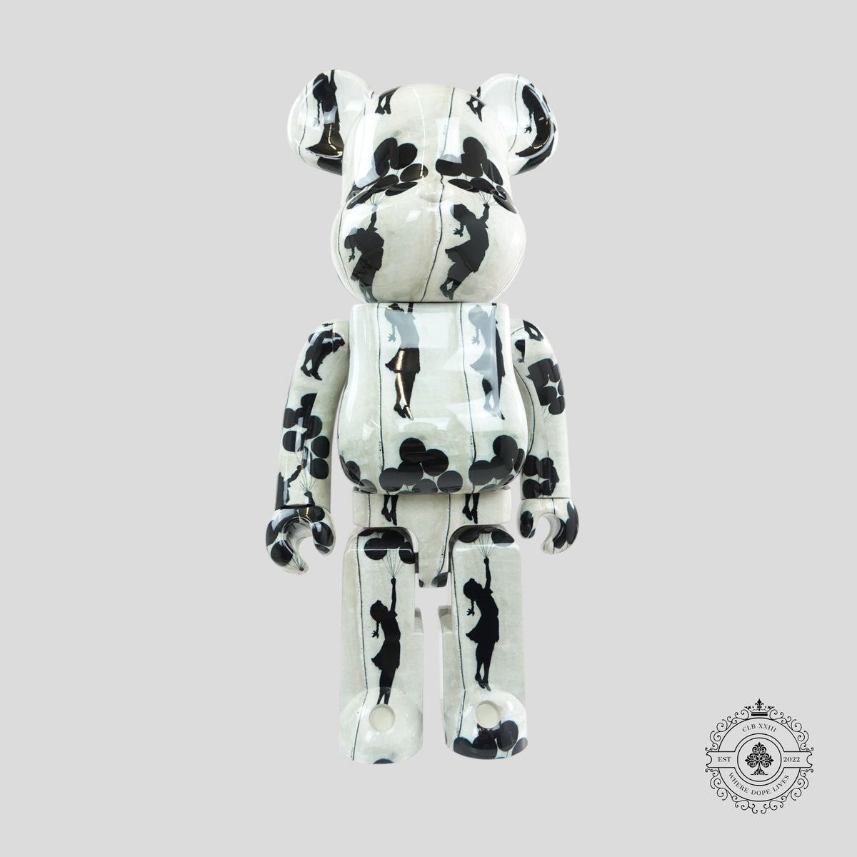 Bearbrick Flying Balloons Girl 1000%