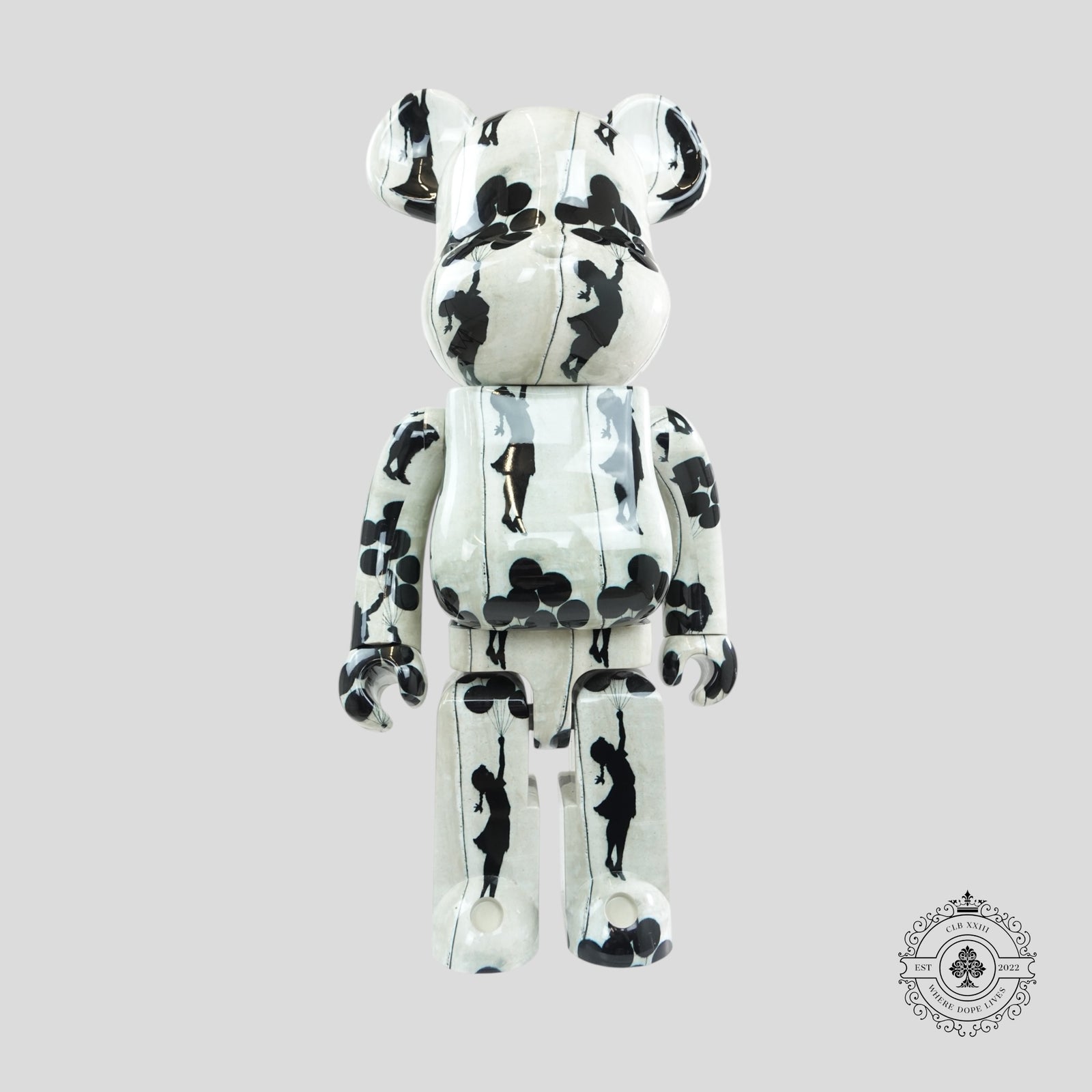 Bearbrick Flying Balloons Girl 1000%