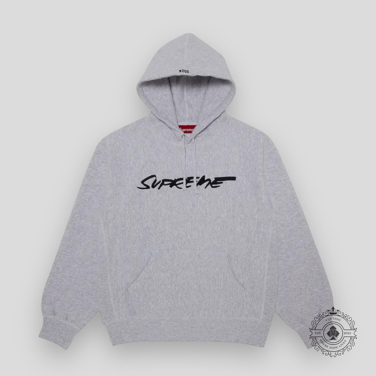 Supreme Futura Hooded Sweatshirt in Grey
