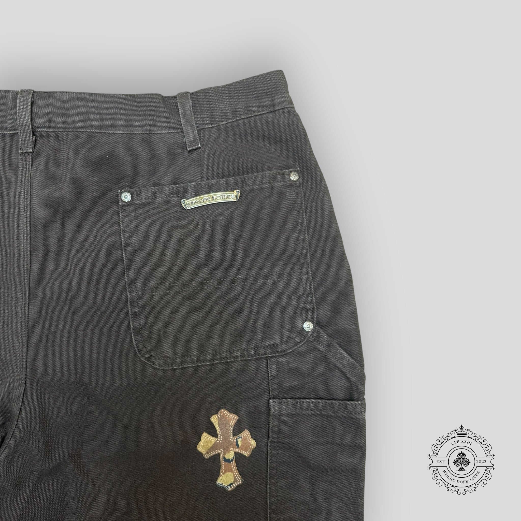 Chrome Hearts Sex Records Patch Double Knee Carpenter Pants