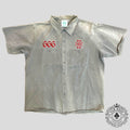 West Coast Choppers 666 Button Up Tee in Grey