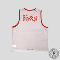 Chrome Hearts Reversible Mesh Team 99 Jersey in Red
