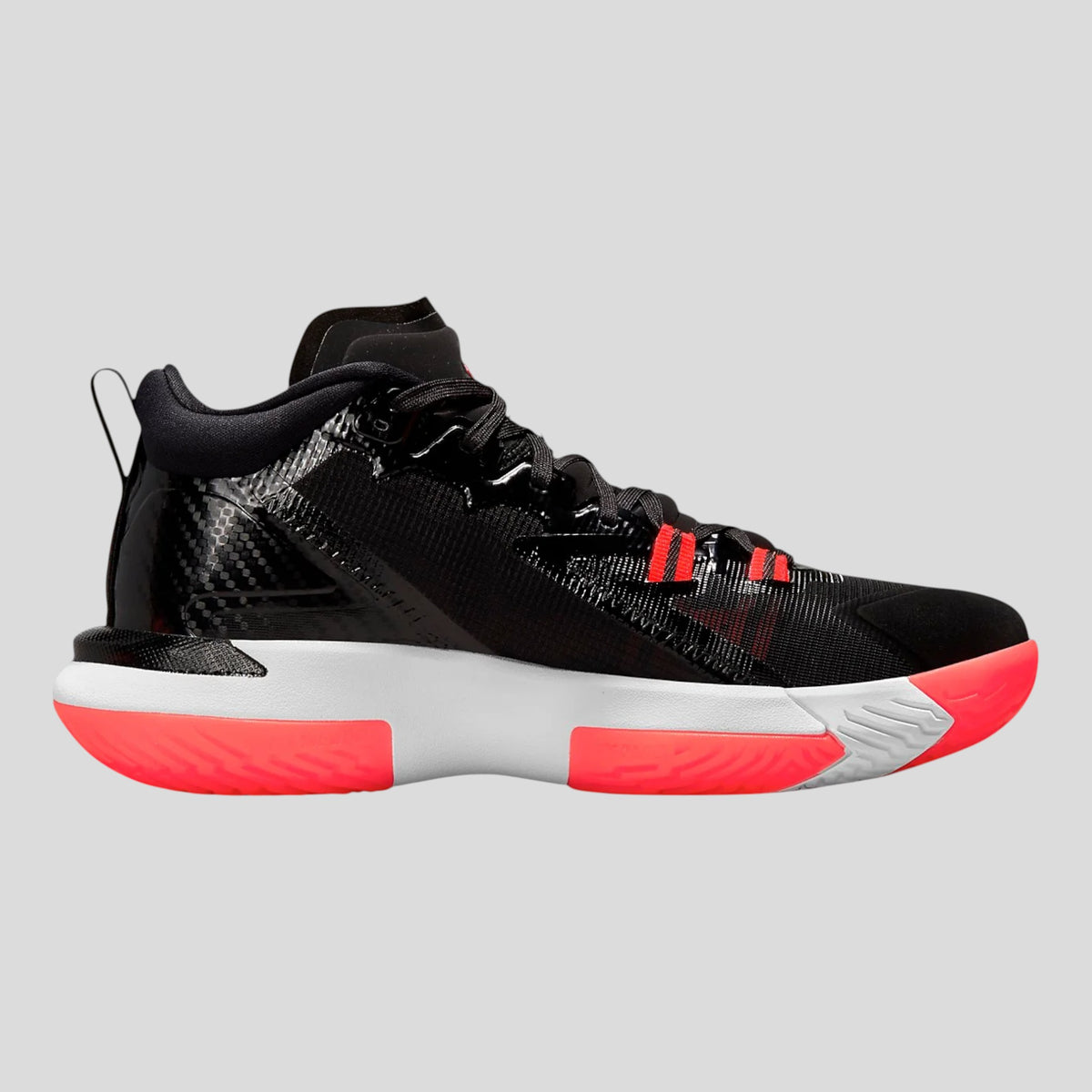 Air Jordan Zion 1 Black White Bright Crimson