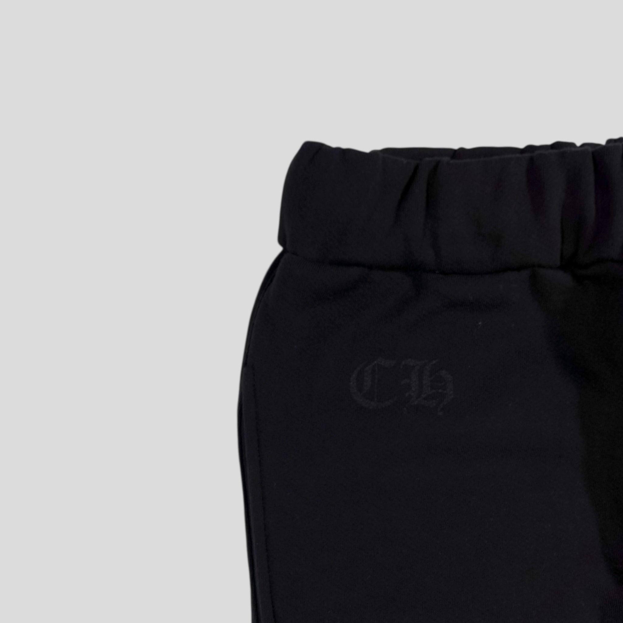 Chrome Hearts Scroll Logo Sweatpants in Black