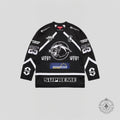 Supreme Rhinestone Hockey Jersey in Black