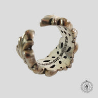 Chrome Hearts Double Floral Ring in Silver