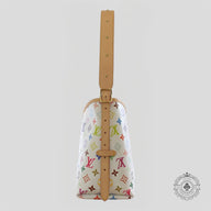 Louis Vuitton Takashi Murakami CarryAll PM in White