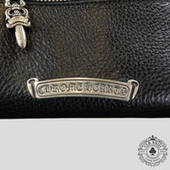 Chrome Hearts Short Wave Wallet in Black