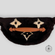 Louis Vuitton Chocolate Shearling Bumbag
