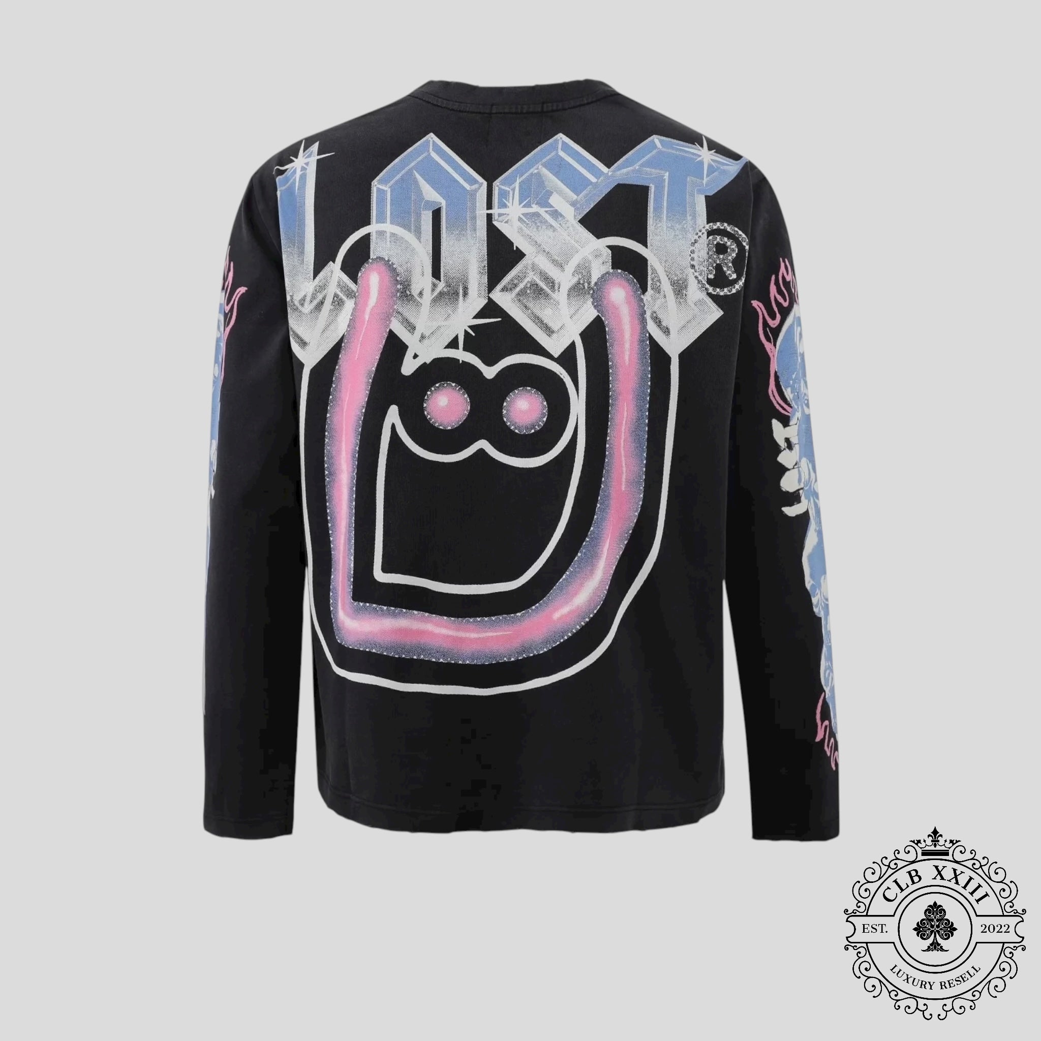 Lost Intricacy Lost X Unknwnism Long Sleeve in Black & Blue & Pink