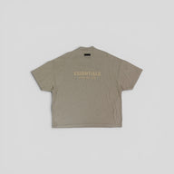Fear of God Essentials V-Neck Tee in Heather Grey