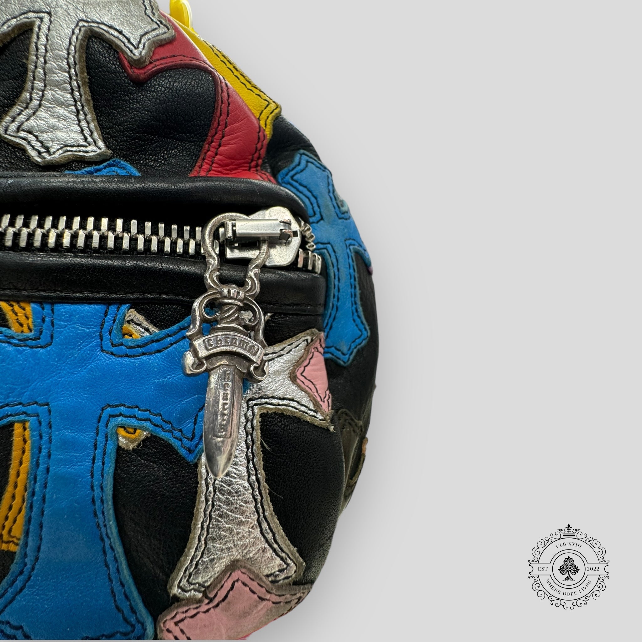 Chrome Hearts Multi-Color Cross Patch Mini Duffle