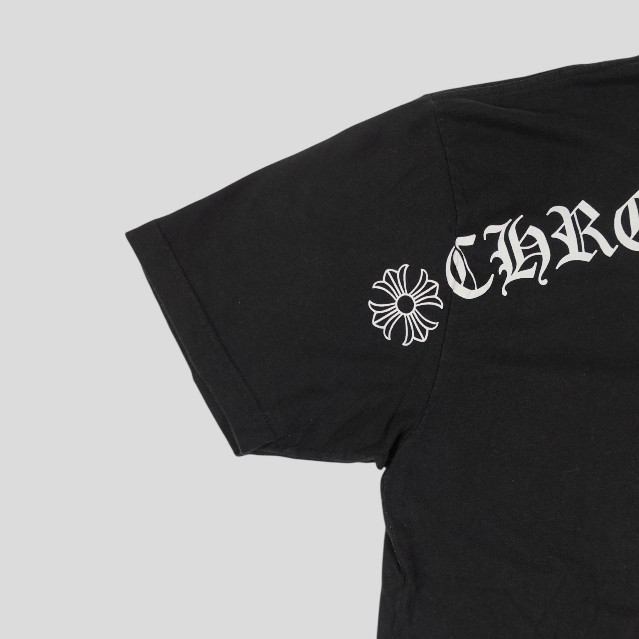 Chrome Hearts Scroll Logo Pocket Tee in Black - Preowned