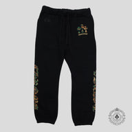 Chrome Hearts Triple Cross Sweatpants in Black/Camo