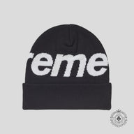 Supreme Big Logo Beanie (FW24) in Black