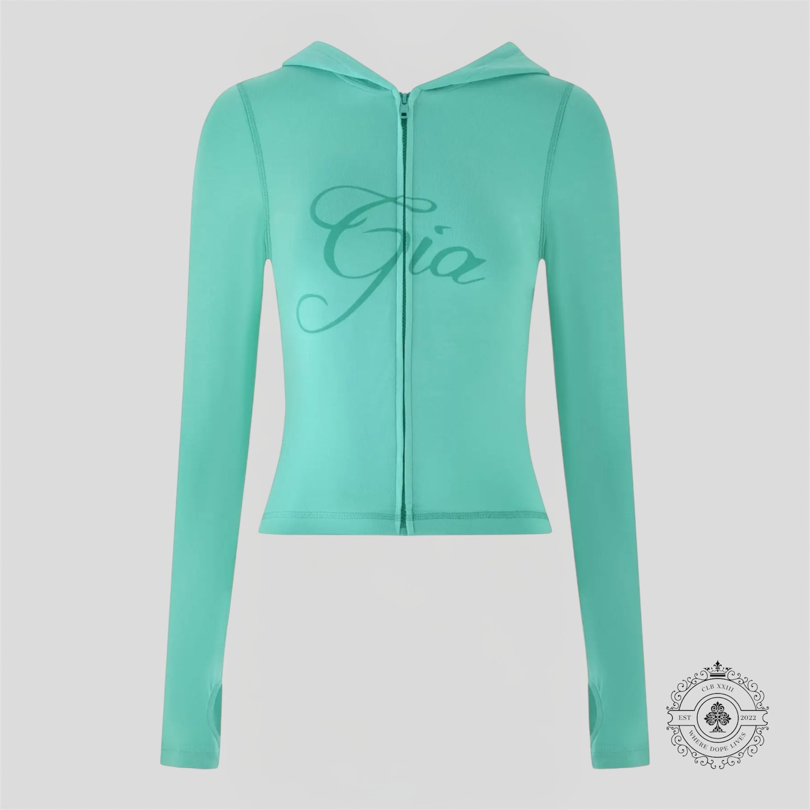 I.AM.GIA Blare Hoodie in Turquoise Green