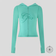 I.AM.GIA Blare Hoodie in Turquoise Green
