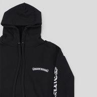 Chrome Hearts Scroll Logo Hoodie in Black