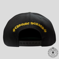 Chrome Hearts CH Embroidered Hat in Black / Gold