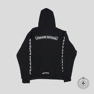 Chrome Hearts Scroll Logo Hoodie in Black