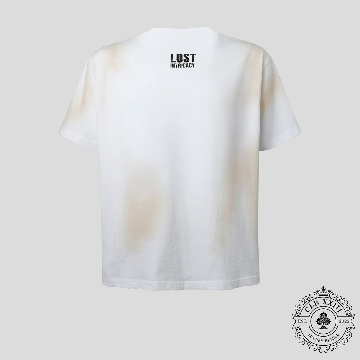 Lost Intricacy Lost Outline T Shirt in White