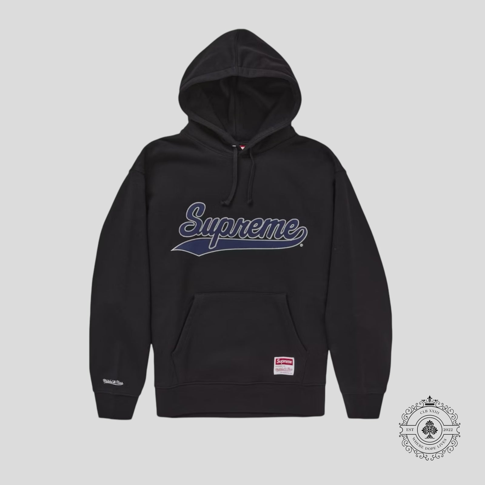 Supreme Mitchell & Ness Ncaa Hooded Sweatshirt Georgetown