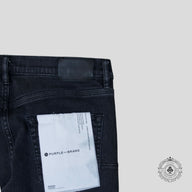 Purple Brand P001 Painter Skinny Jeans in Aged Black - Preowned