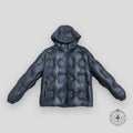 Louis Vuitton Monogram Leather Hooded Down Jacket