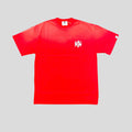 Warren Lotas Lie Cheat Steal Tee in Red