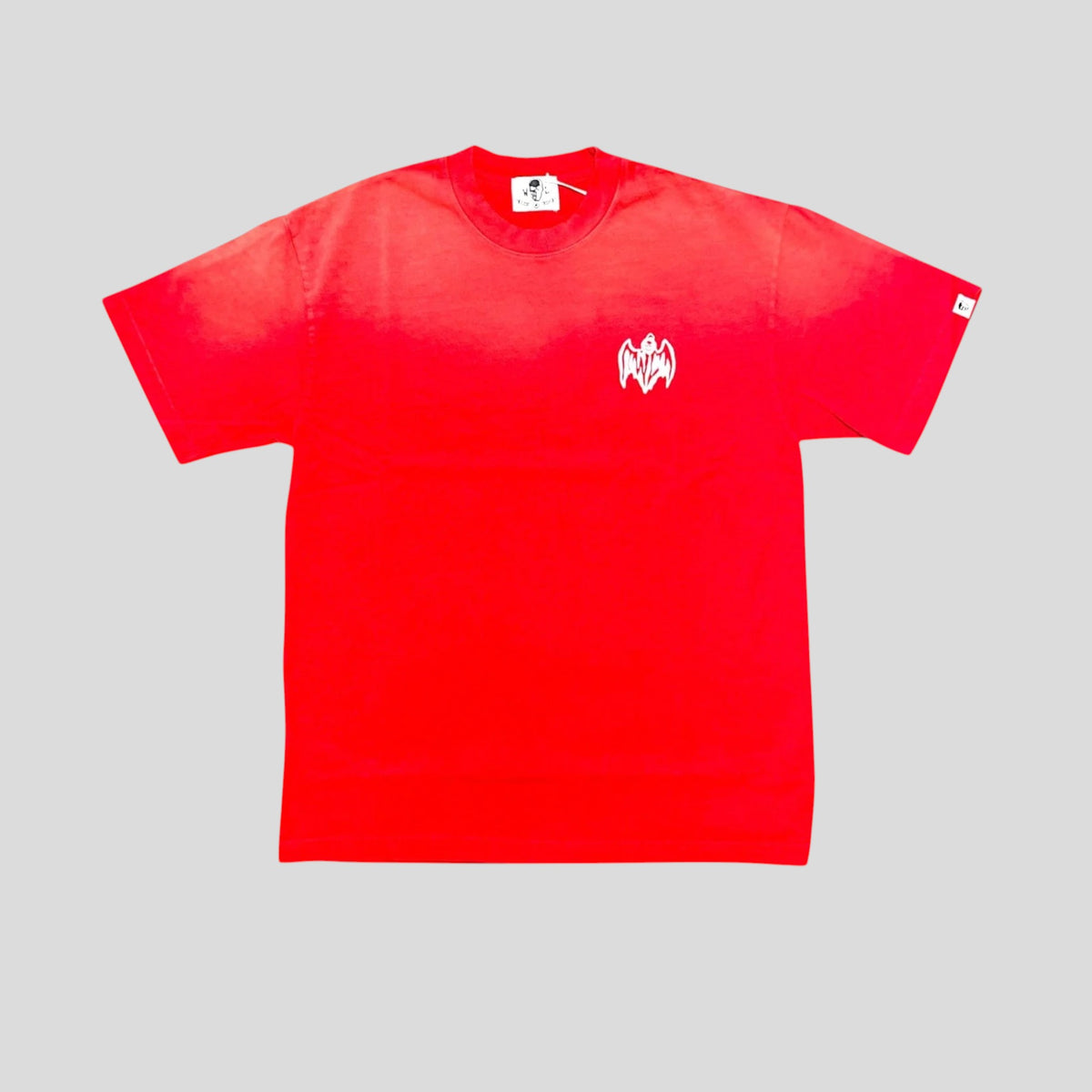 Warren Lotas Lie Cheat Steal Tee in Red