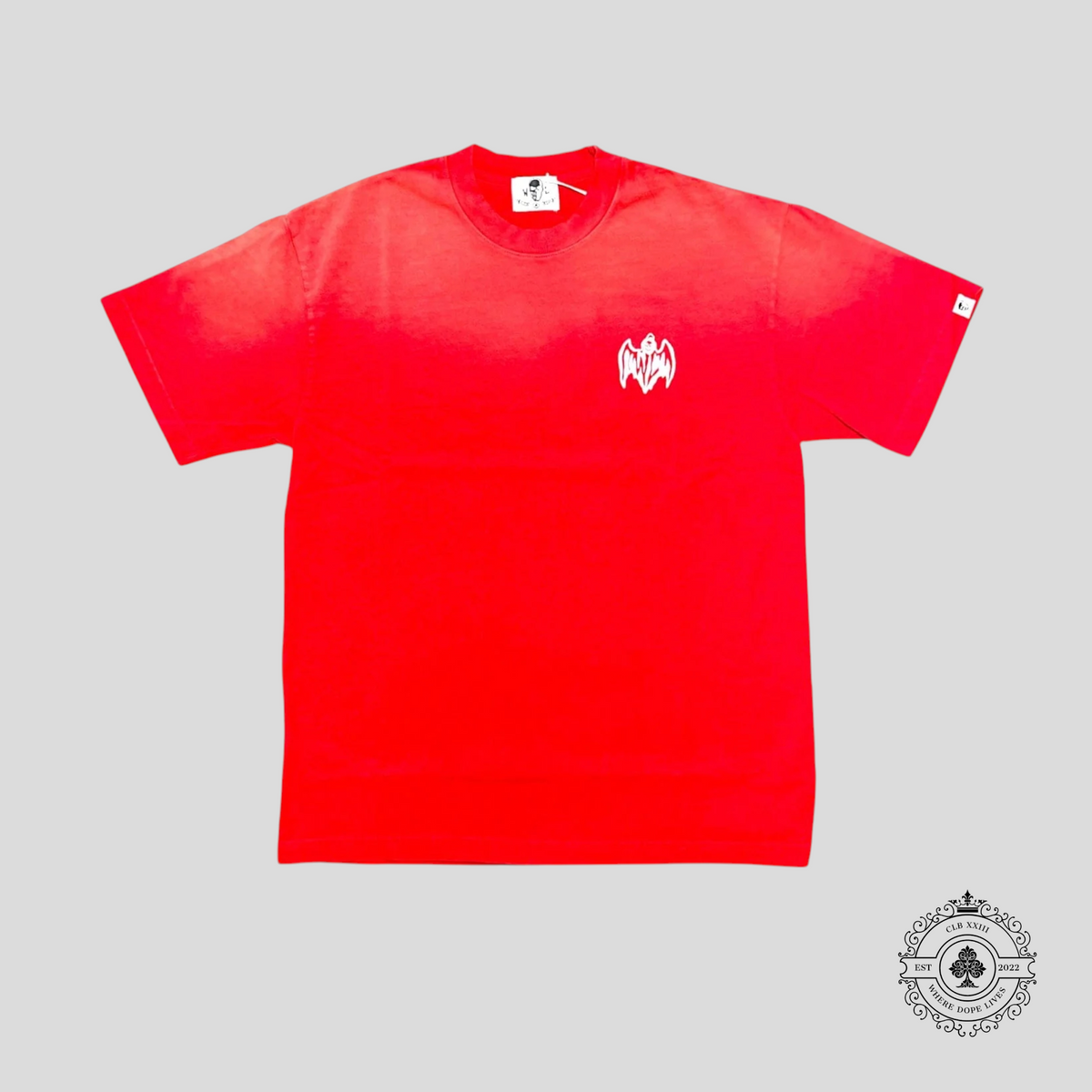 Warren Lotas Lie Cheat Steal Tee in Red