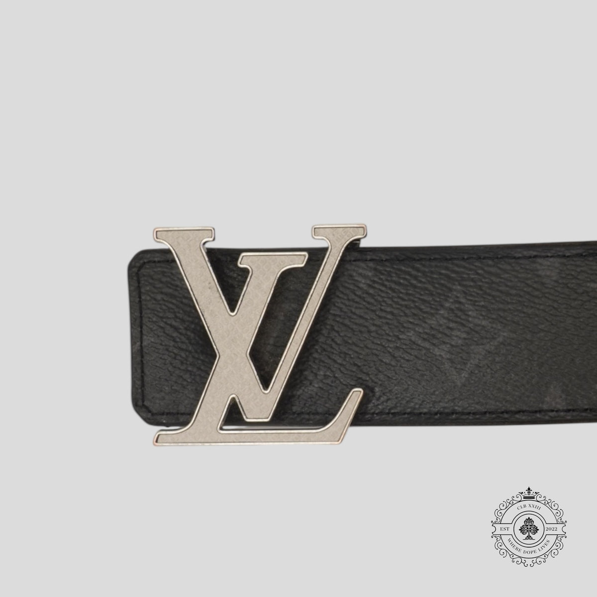Louis Vuitton Initials Belt in Black