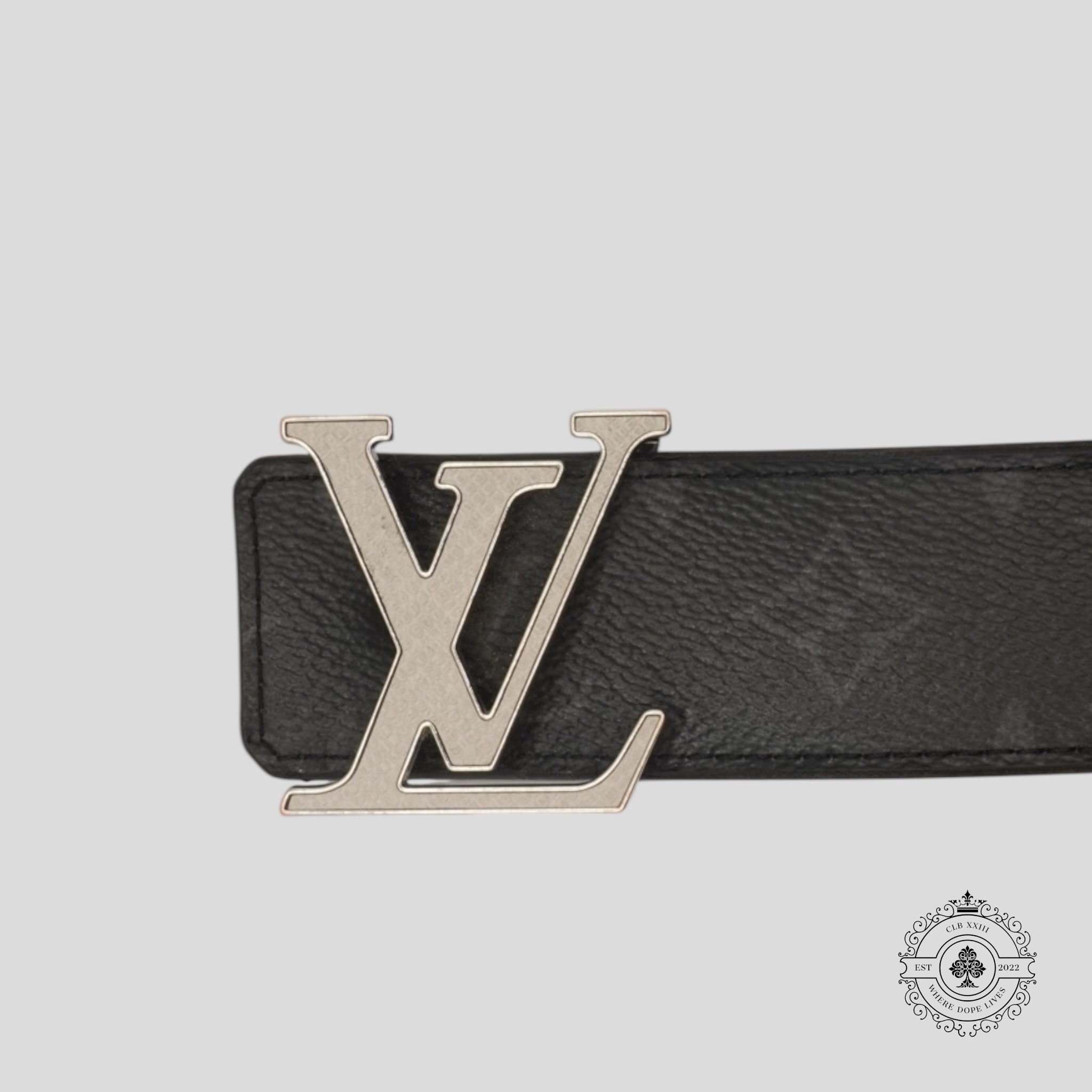 Louis Vuitton Initials Belt in Black