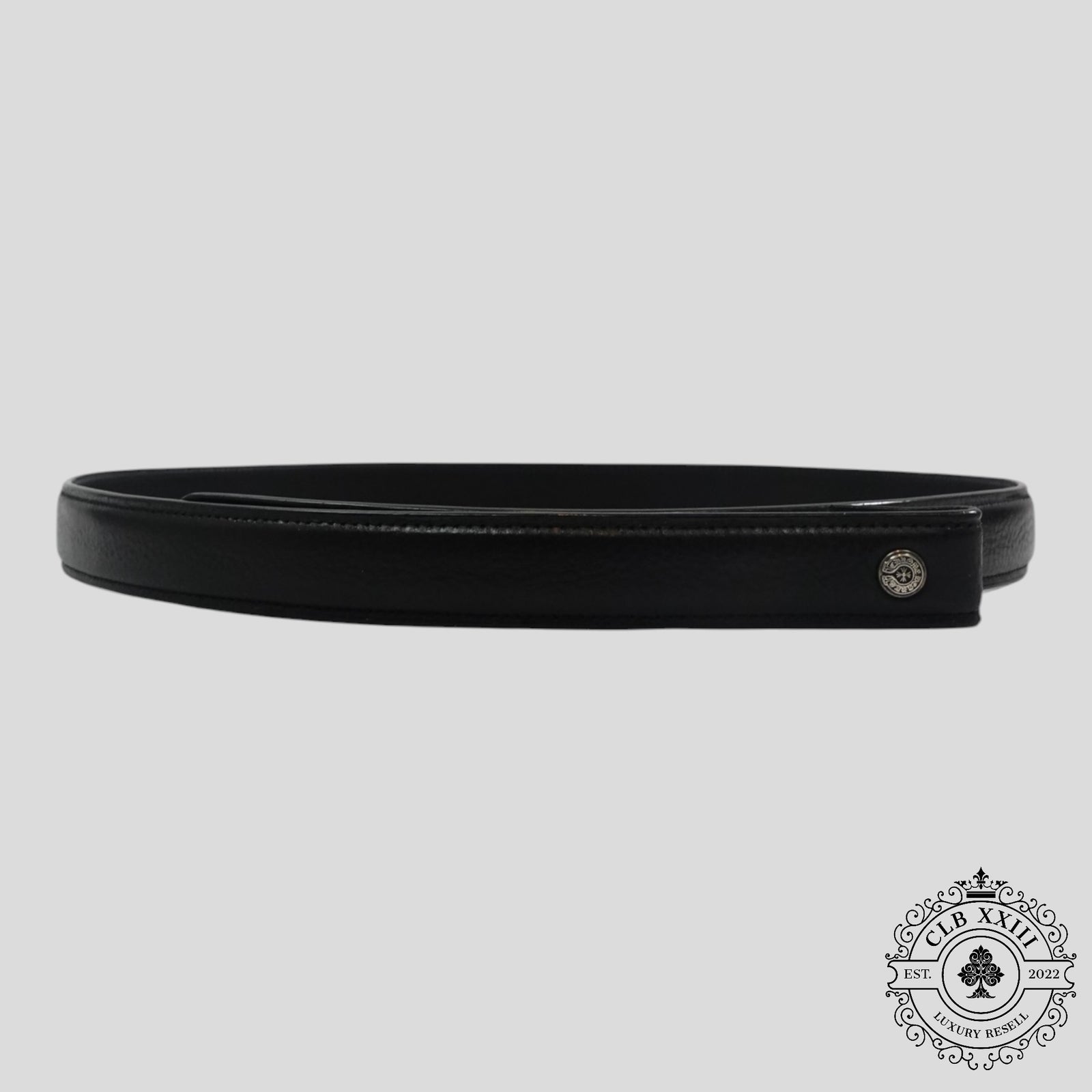 Chrome Hearts 1 Inch Belt Strap in Black