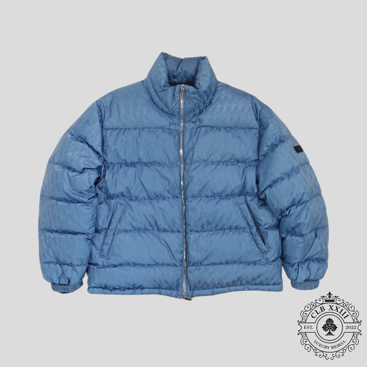 Dior Oblique Down Jacket in Blue
