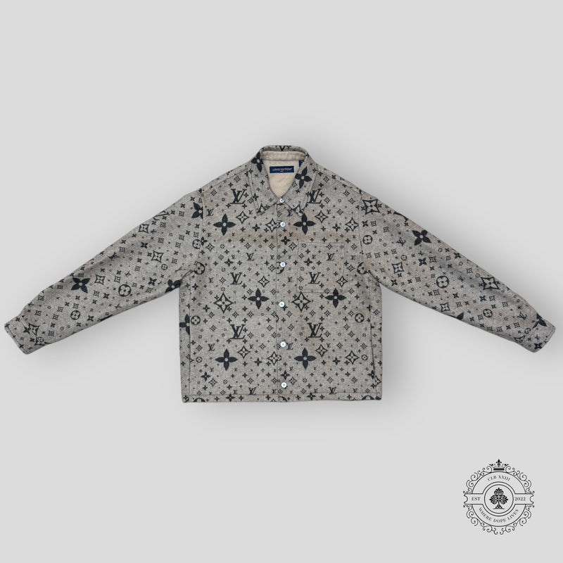 Louis Vuitton Monogram Cashmere Blend Overshirt
