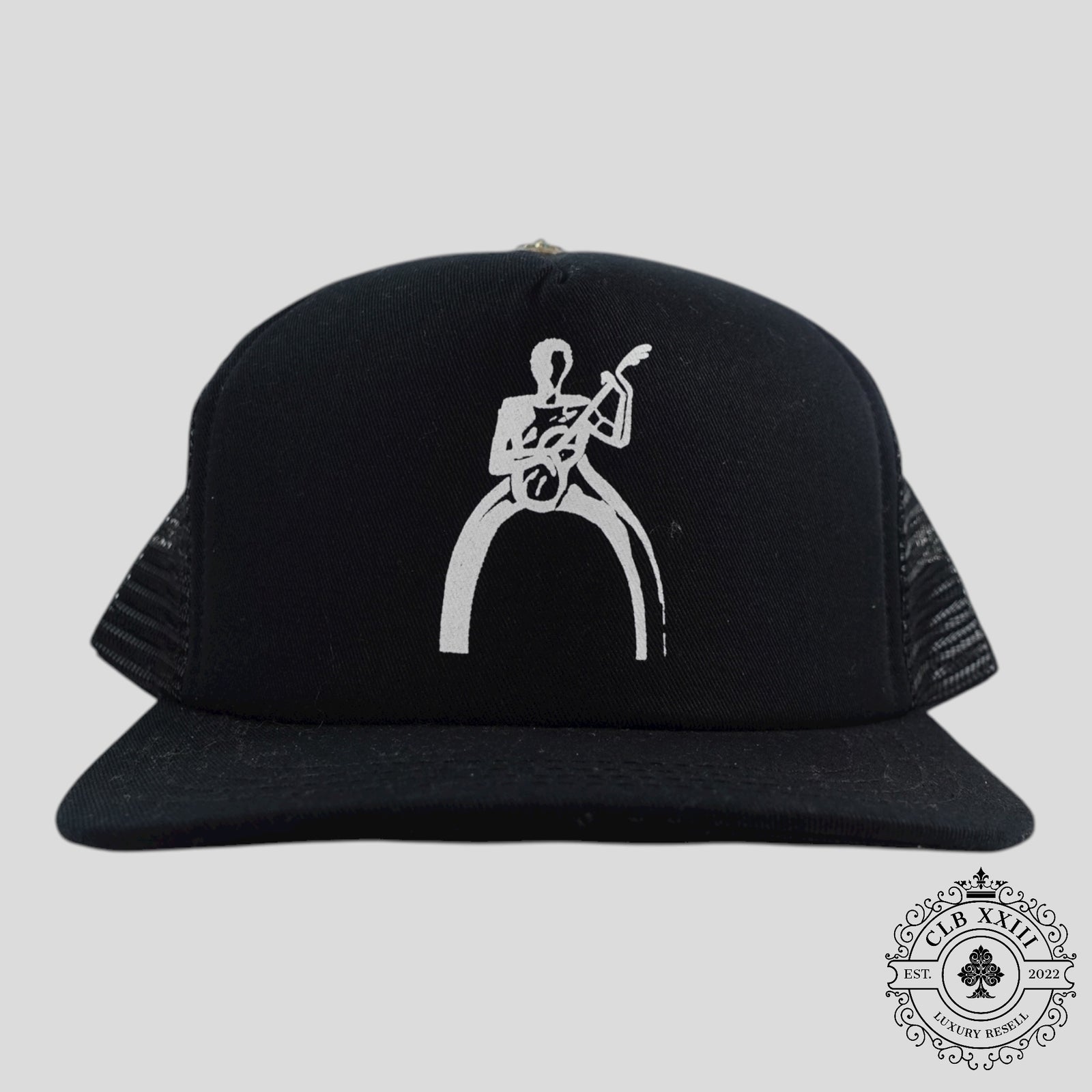 Chrome Hearts Sex Pistols Trucker Hat in Black
