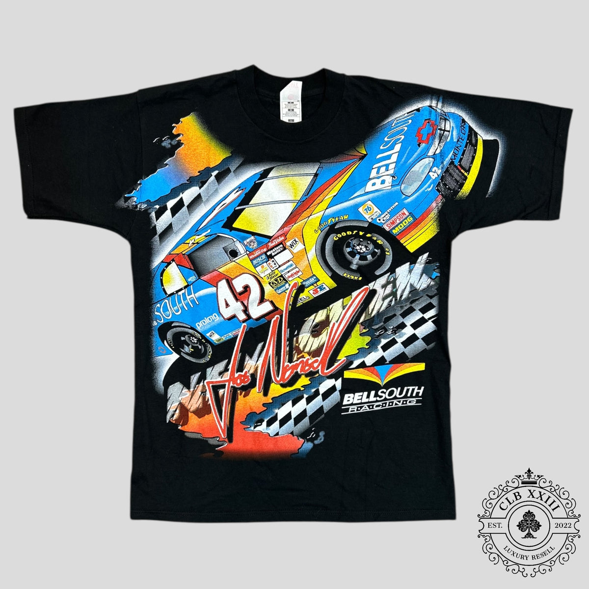 NASCAR Joe Nemechek 1998 Vintage Tee in Black