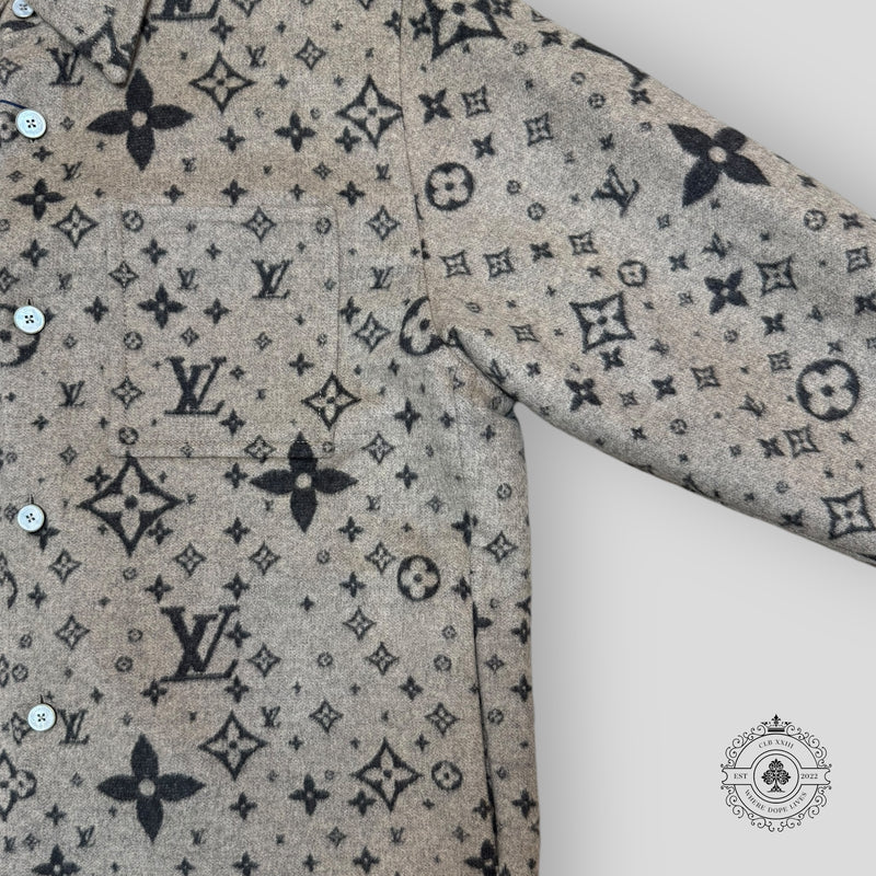 Louis Vuitton Monogram Cashmere Blend Overshirt