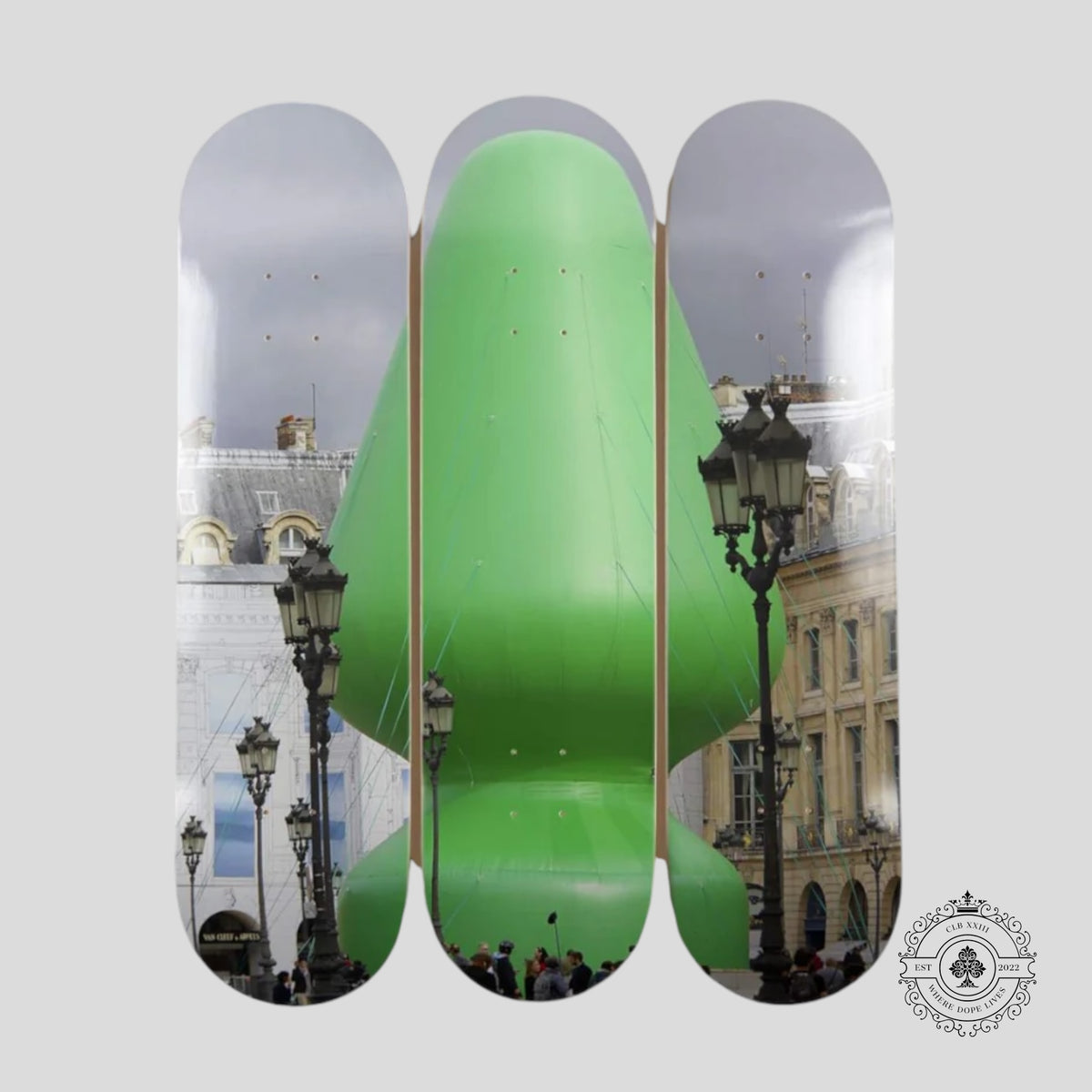 Paul McCarthy Tree Place Vendôme Skate Set